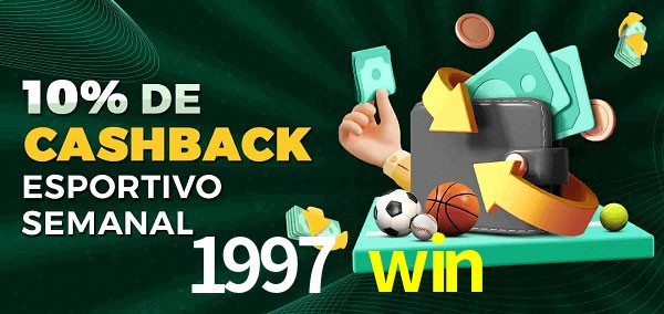 10% de bônus de cashback na 1997 win
